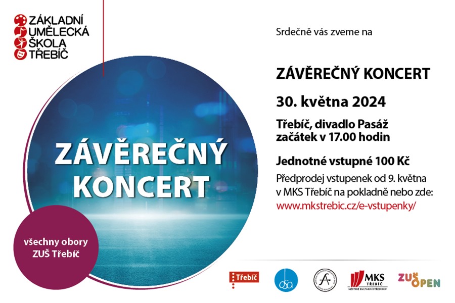 ZUŠ Závěrečný koncert - 30. května 2024 - TV